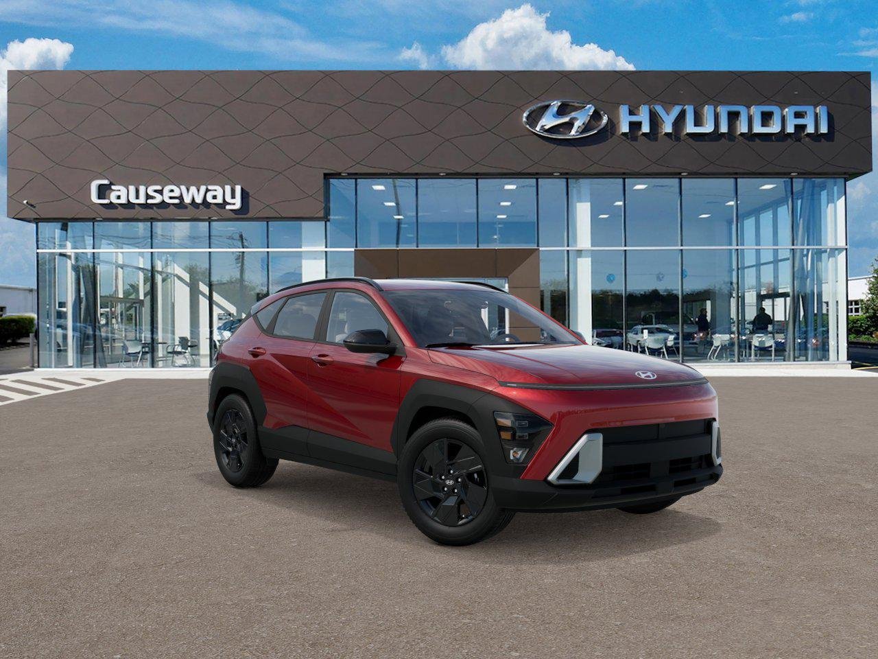 New 2027 Ultimate Red Metallic Hyundai SEL Sport AWD image 2