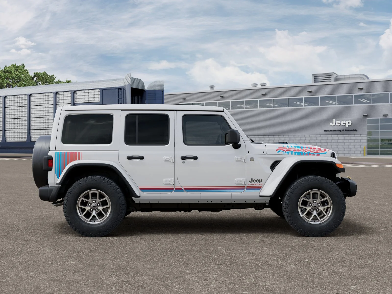 New 2027 Bright White Clear-Coat Paint Jeep  image 12