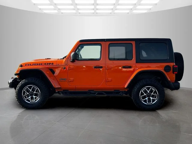 Certified Used 2025 Orange Jeep Rubicon image 4