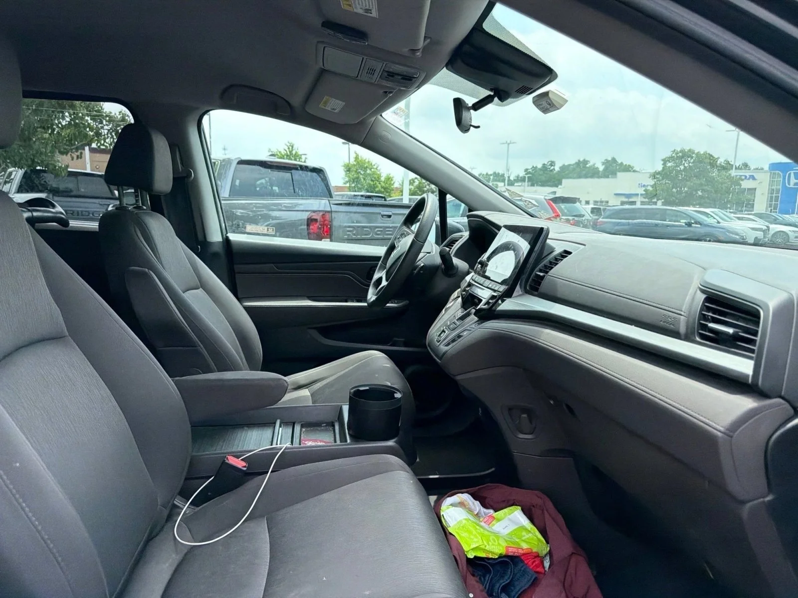 Used 2019 Crystal Black Pearl Honda EX image 16