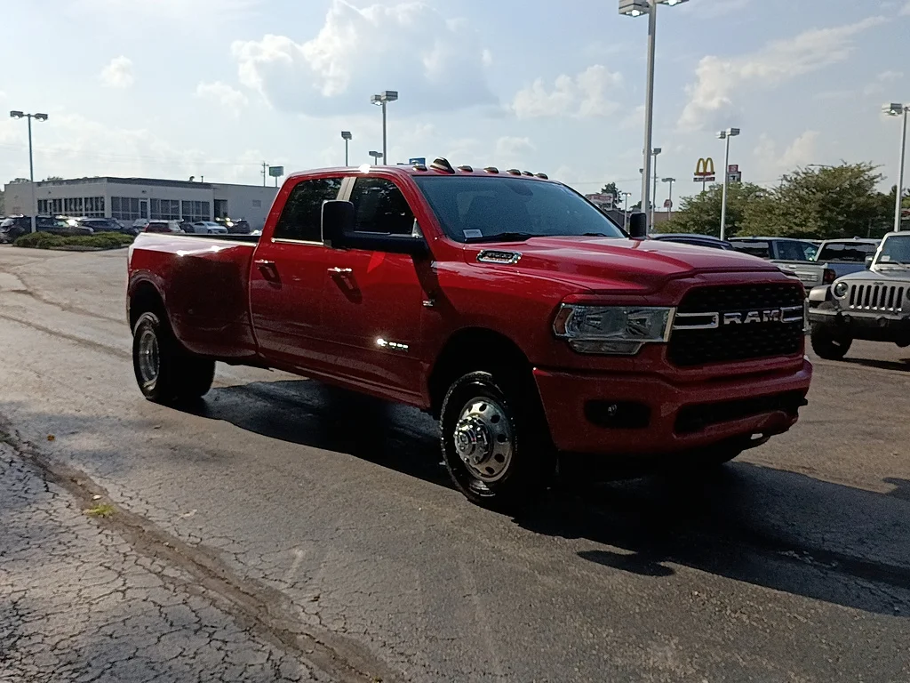 Used 2022 Flame Red Clear Coat Ram Lone Star image 1