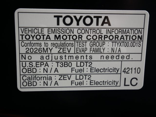 New 2026 Blueprint Toyota Limited image 32