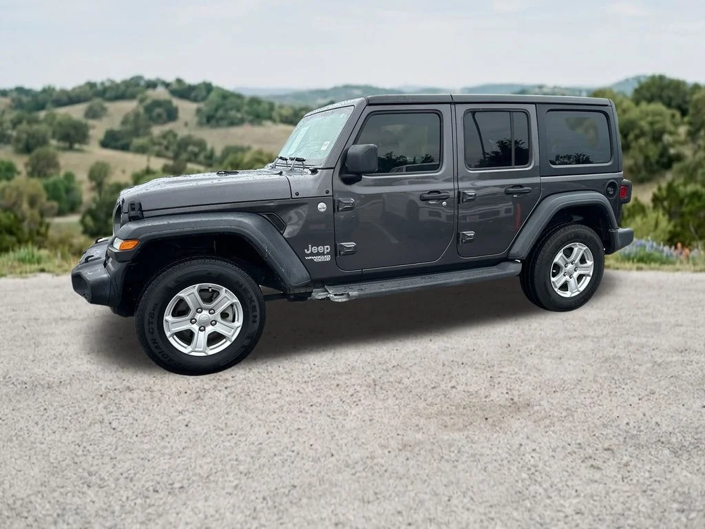 Used 2020 Gray Jeep Unlimited Sport S image 4