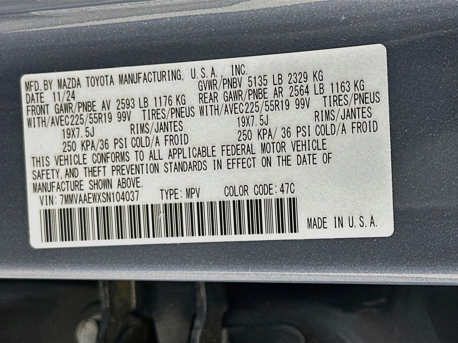 Used 2025 Polymetal Gray Metallic Mazda Premium Plus image 34