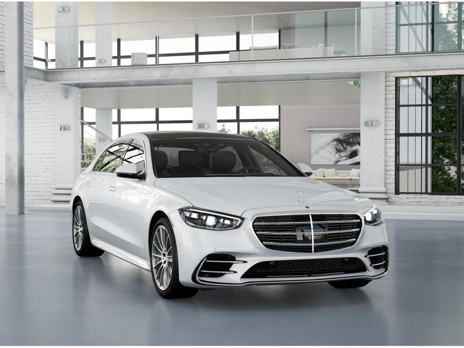 New 2026 MANUFAKTUR Moonlight White Metallic Mercedes-Benz S 580 image 9