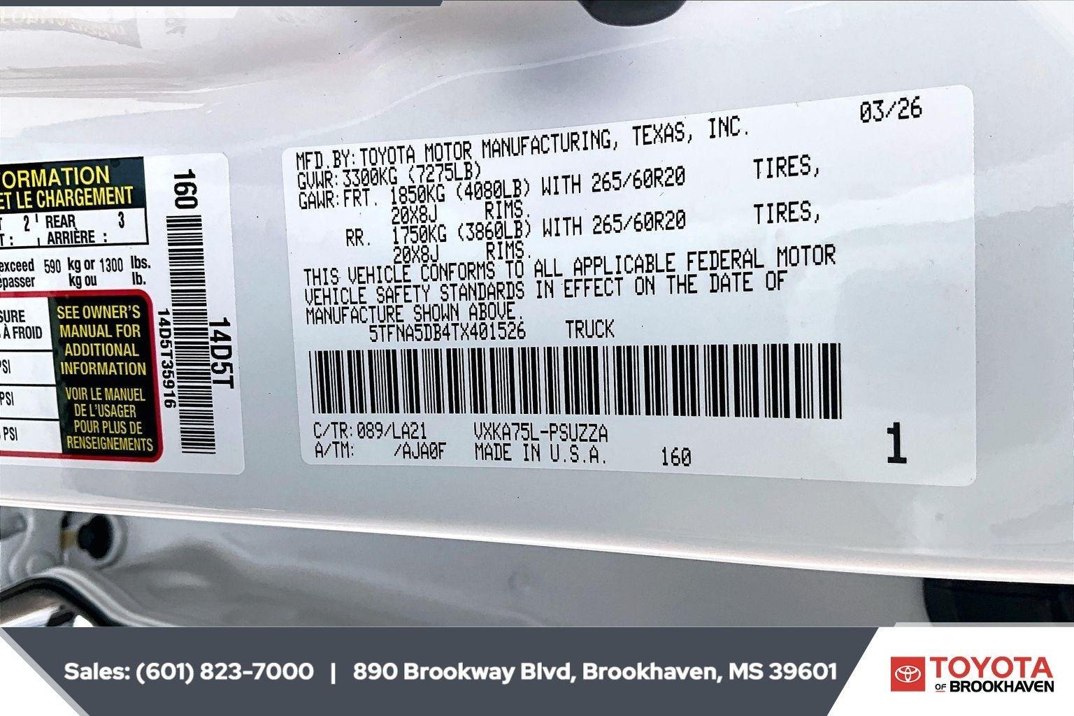 2026 Toyota Tundra Platinum - Photo 8
