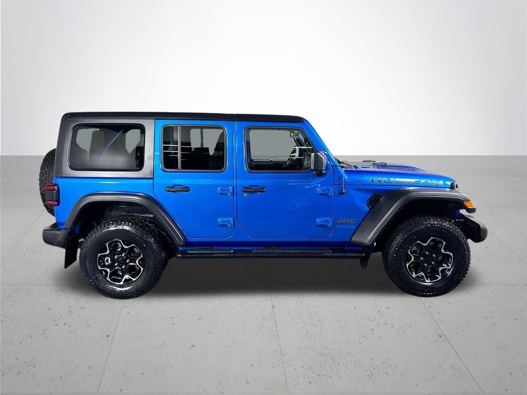 Used 2022 Blue Jeep Unlimited Rubicon 4xe image 5