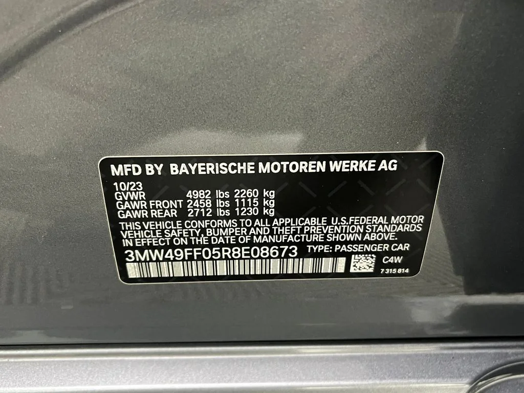 Certified Used 2024 Skyscraper Grey Metallic BMW M340i xDrive image 26