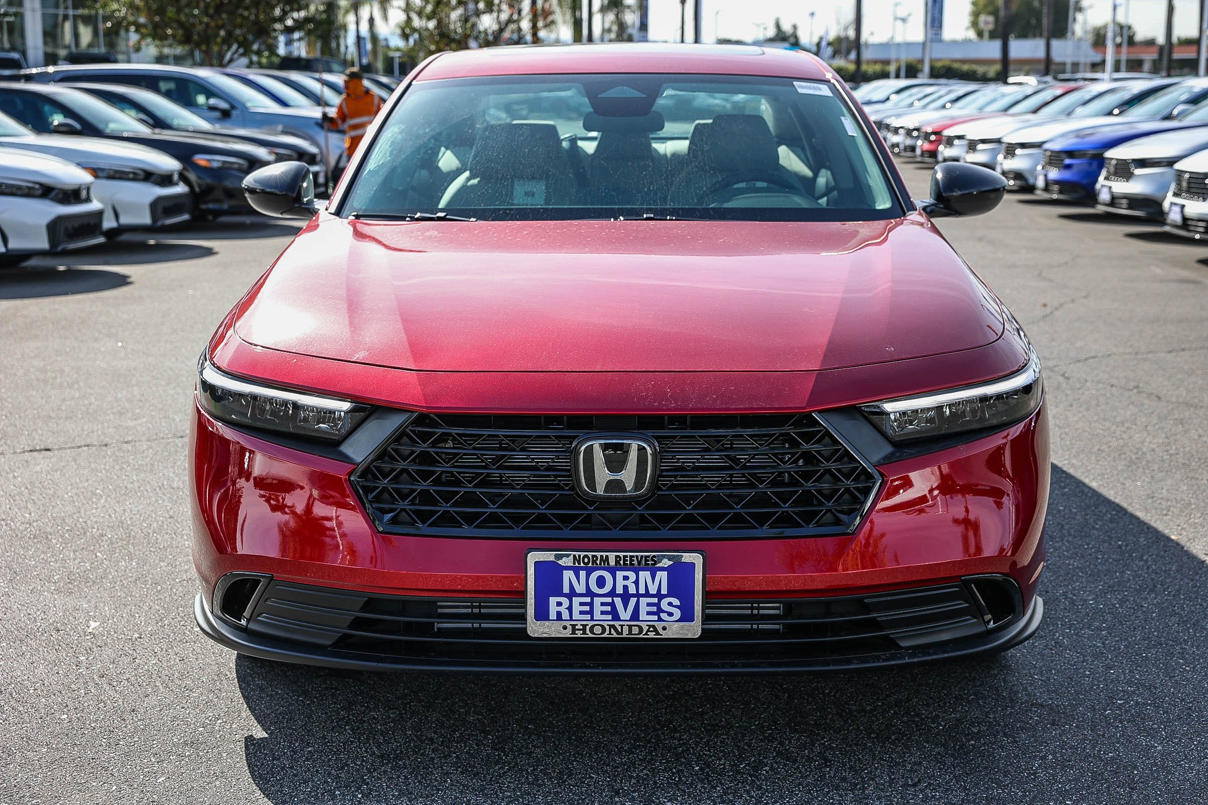 New 2026 Radiant Red Metallic Honda SE CVT image 2