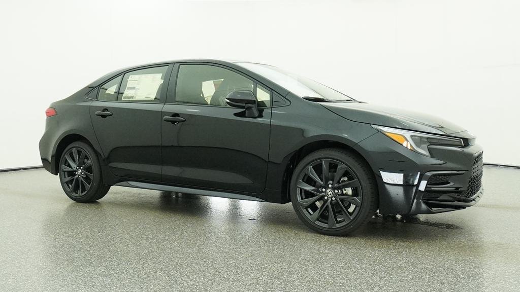 New 2026 Midnight Black Metallic Toyota Hybrid SE image 11