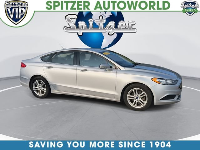 Used 2018 Ford Fusion SE with VIN 3FA6P0HD1JR215746 for sale in Parma, OH