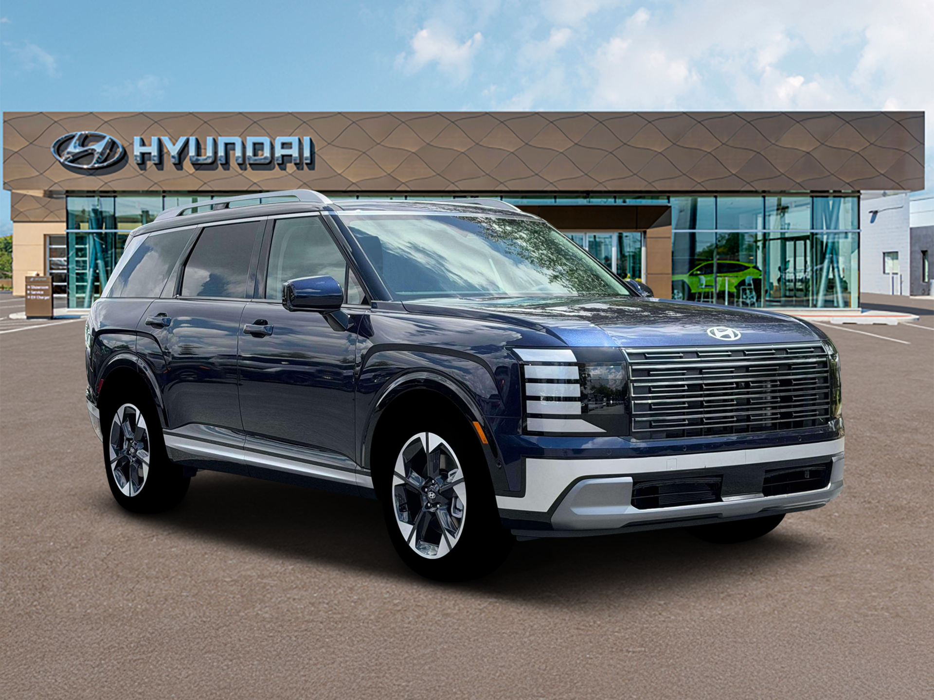 New 2026 Blue Hyundai Limited AWD image 11