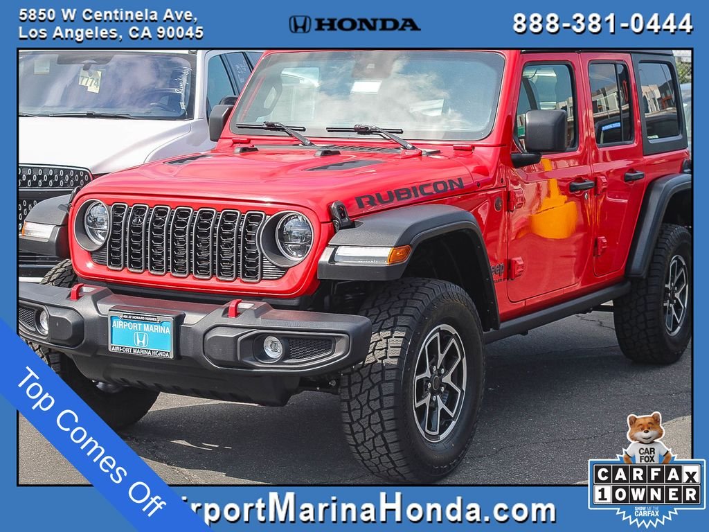 Used 2025 Red Clearcoat Jeep Rubicon image 7