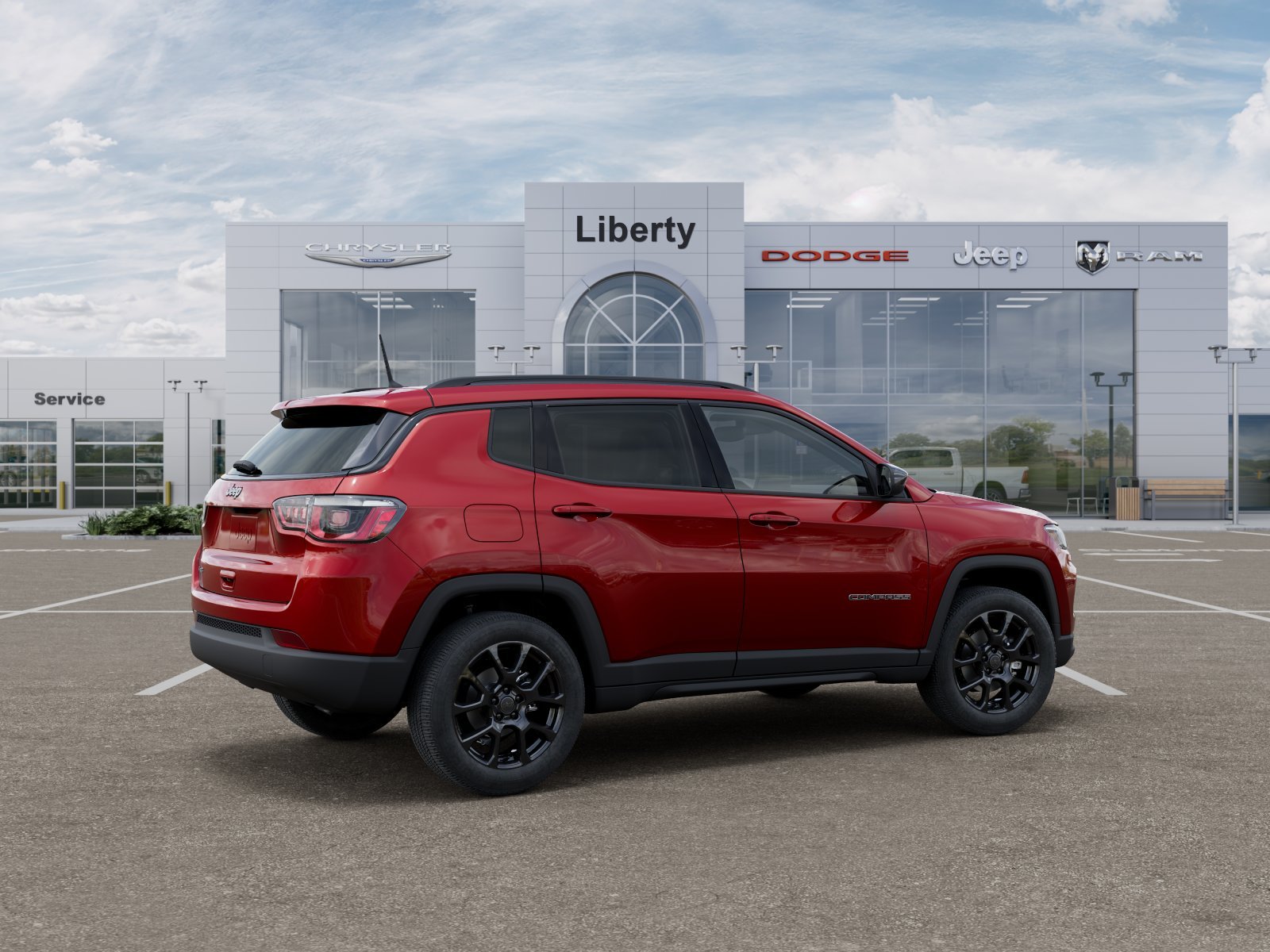 New 2026 Red Hot Pearlcoat Jeep Latitude image 5