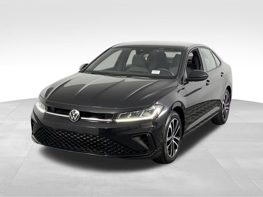 Used 2025 Deep Black Pearl Volkswagen 1.5T Sport image 4