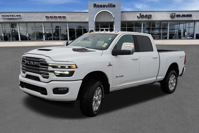 New 2026 Bright White Clear-Coat Exterior Paint RAM Laramie image 7