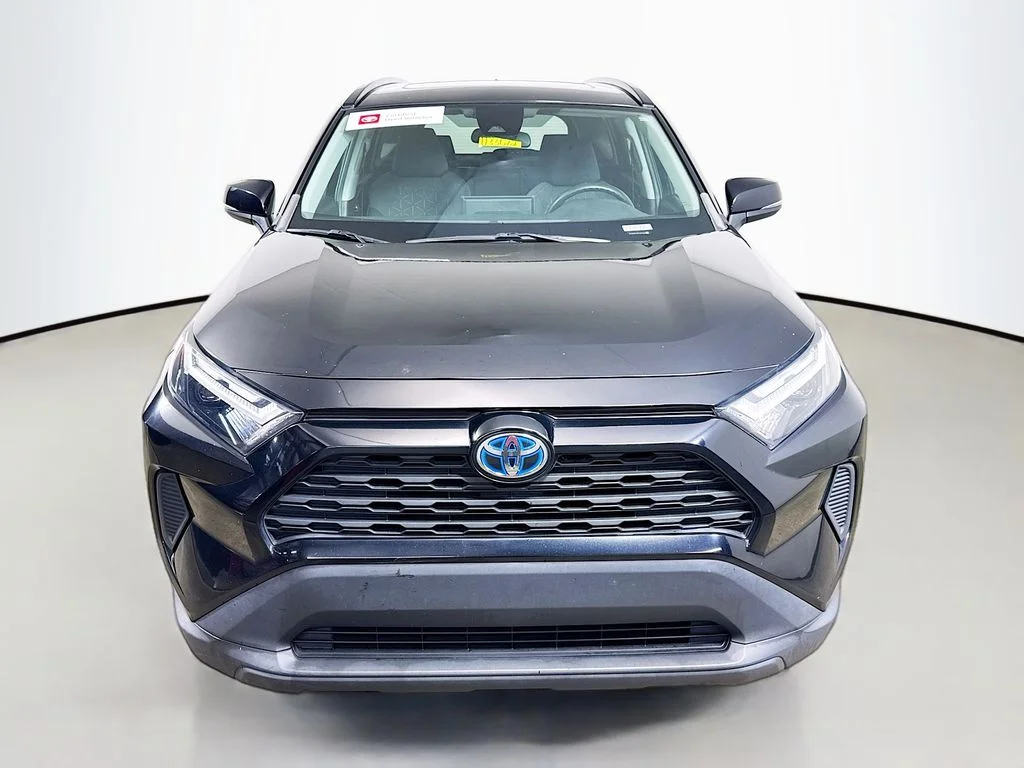 Used 2023 Midnight Black Metallic Toyota Hybrid XLE image 2