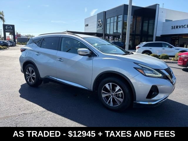 Used 2021 Brilliant Silver Nissan SV image 1
