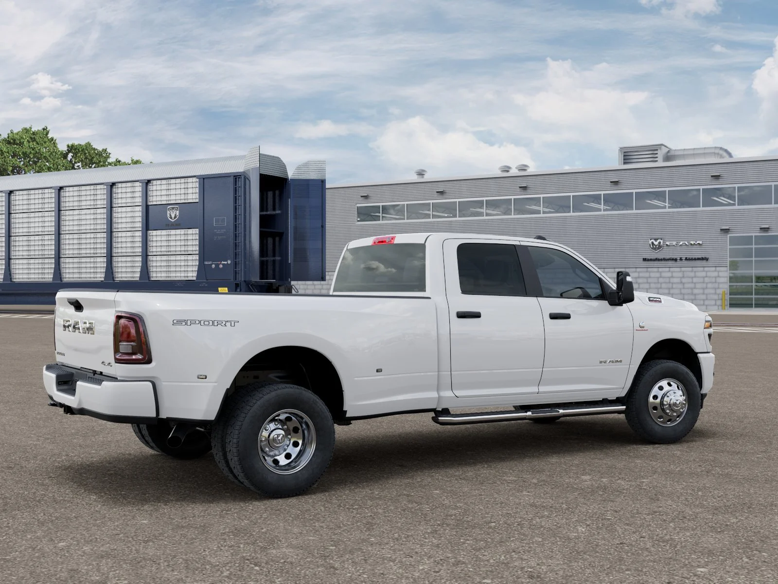 New 2026 Bright White Clear-Coat Exterior Paint RAM BIG HORN image 2