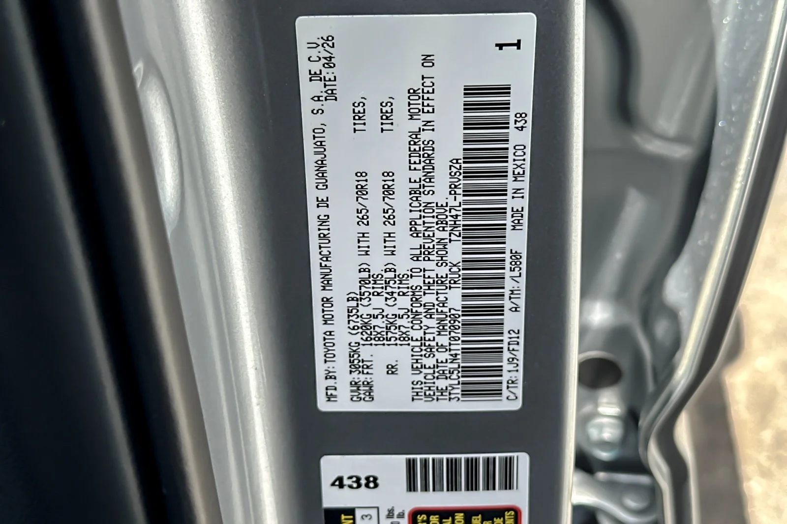 New 2026 Celestial Silver Metallic Toyota Tacoma TRD Off-Road image 26