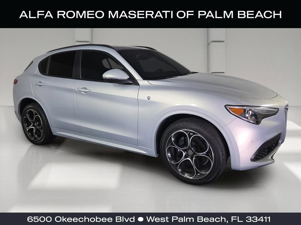 Used 2021 Lunare White Metallic Alfa Romeo Ti Sport image 1