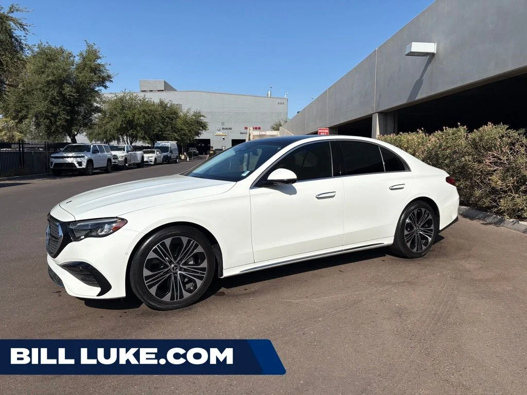 Used 2024 White Mercedes-Benz E 350 4MATIC® image 1