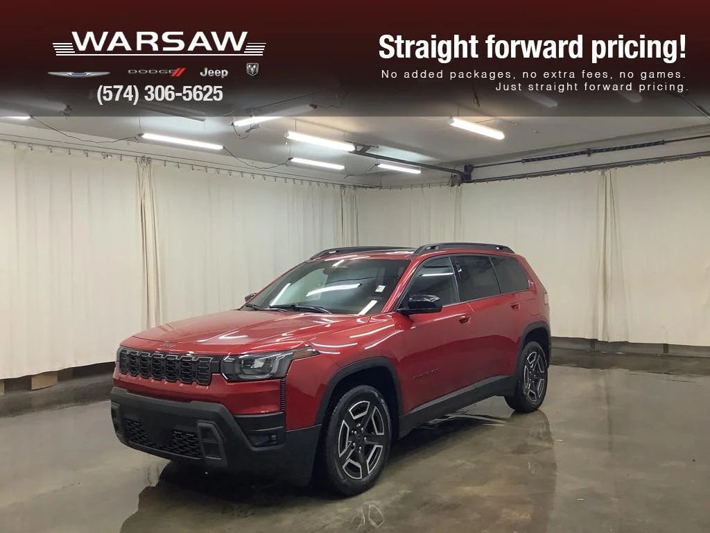 New 2026 Red Hot Pearlcoat Jeep Limited image 1