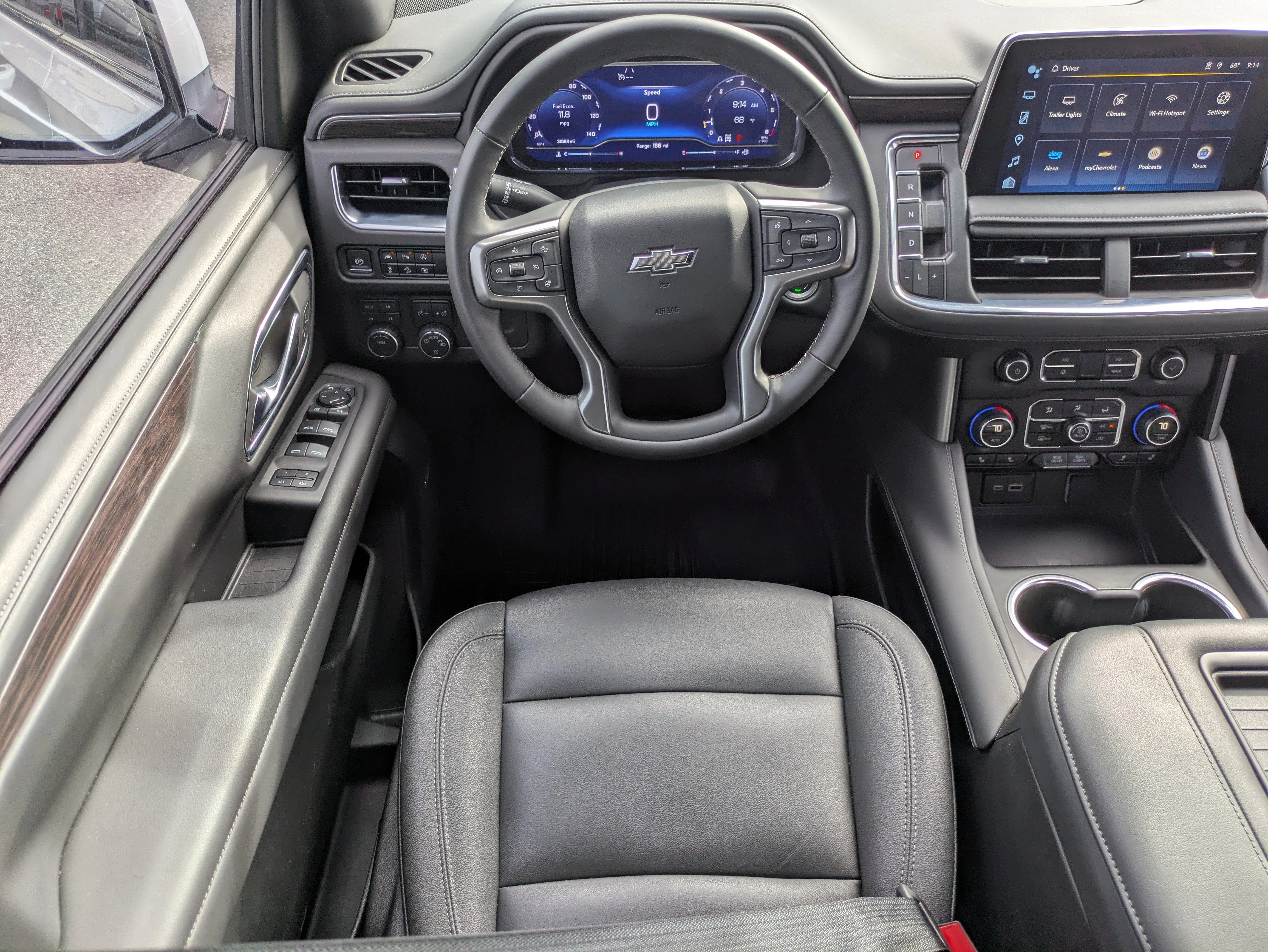 Used 2024 Summit White Chevrolet Z71 w/Luxury Pkg, Leather Quad Buckets, Panoramic Moonroof, & 3rd Row Seat image 21