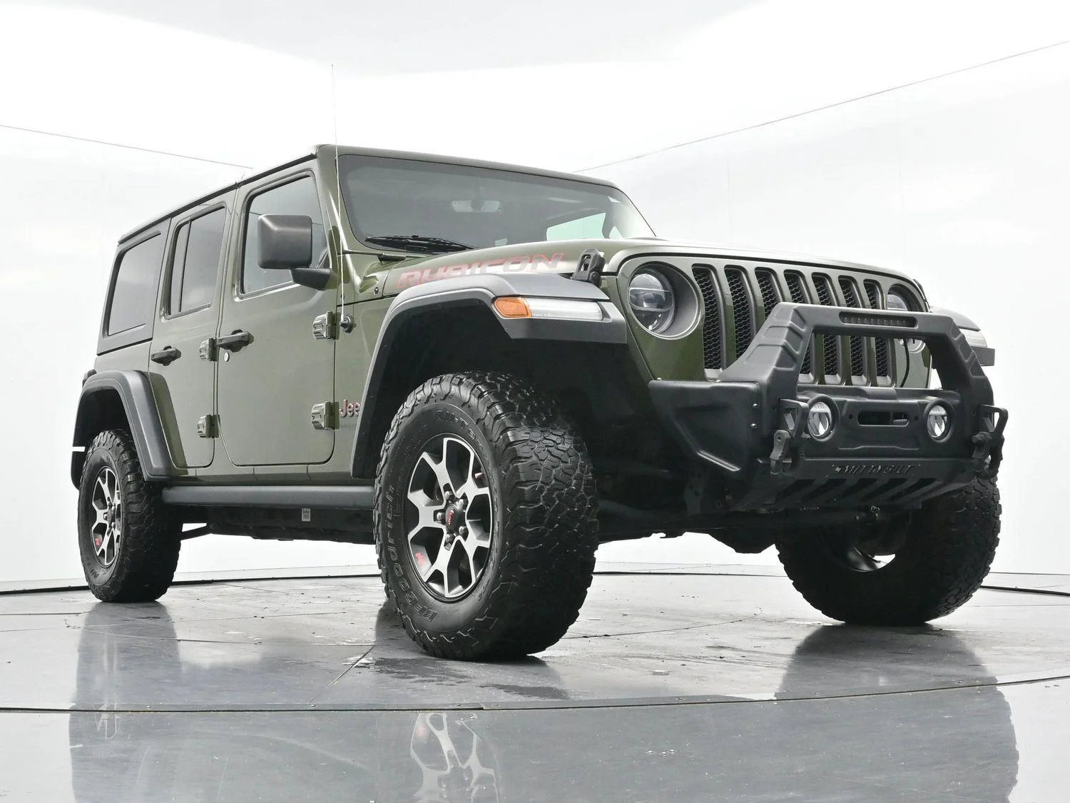 Used 2021 Sarge Green Clearcoat Jeep Unlimited Rubicon image 44