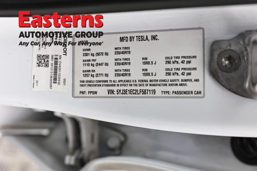 Used 2020 White Tesla Performance image 29