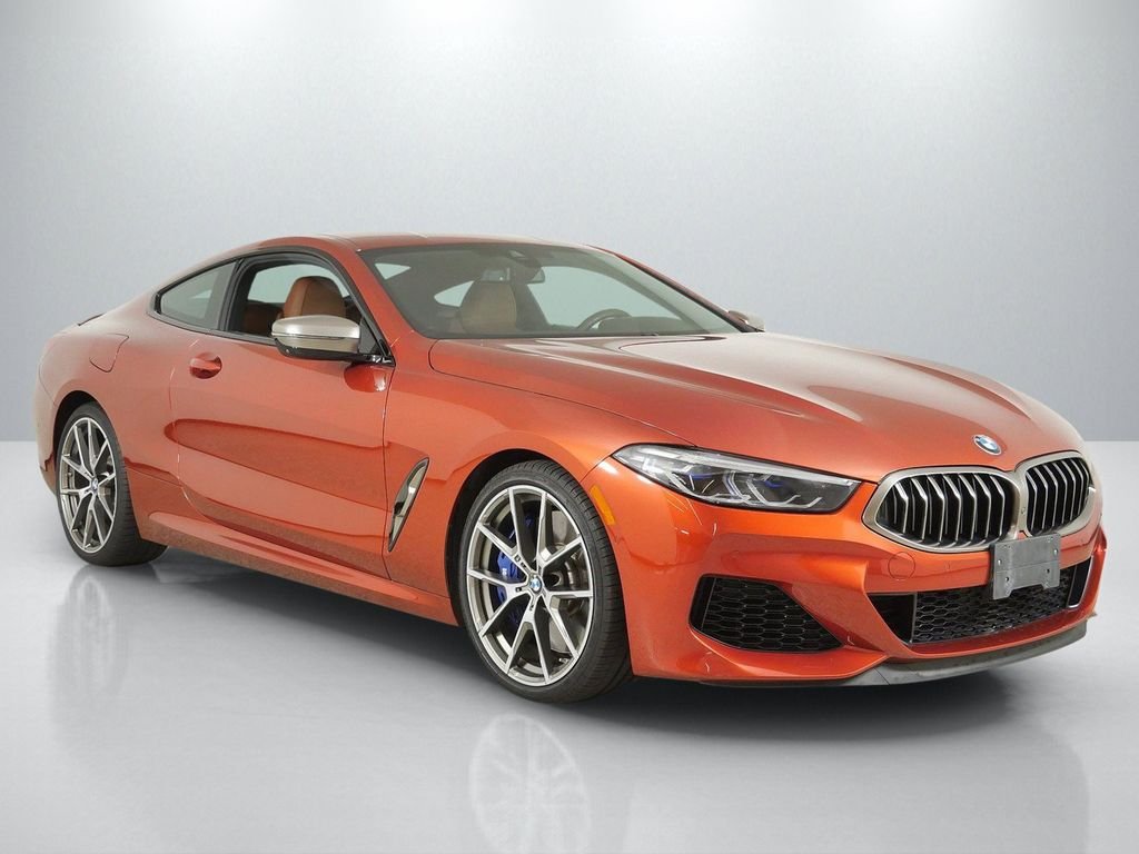 Used 2019 Sunset Orange Metallic BMW M850i xDrive image 8