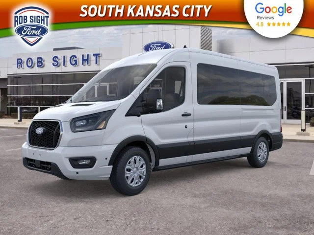 New 2026 Oxford White Ford Passenger Van XLT image 1