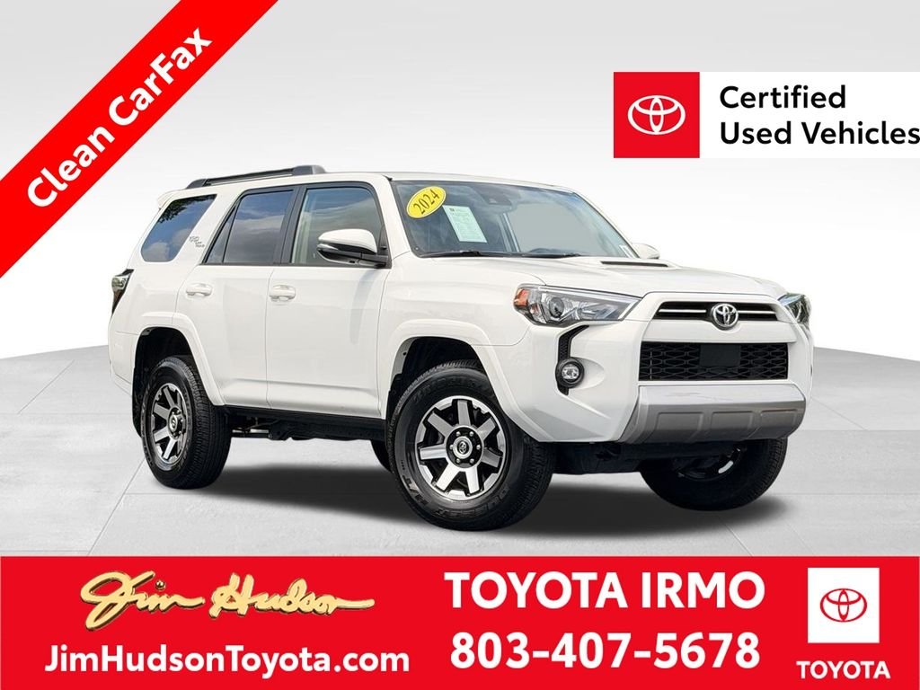 Certified Used 2024 White Toyota TRD Off-Road Premium image 1