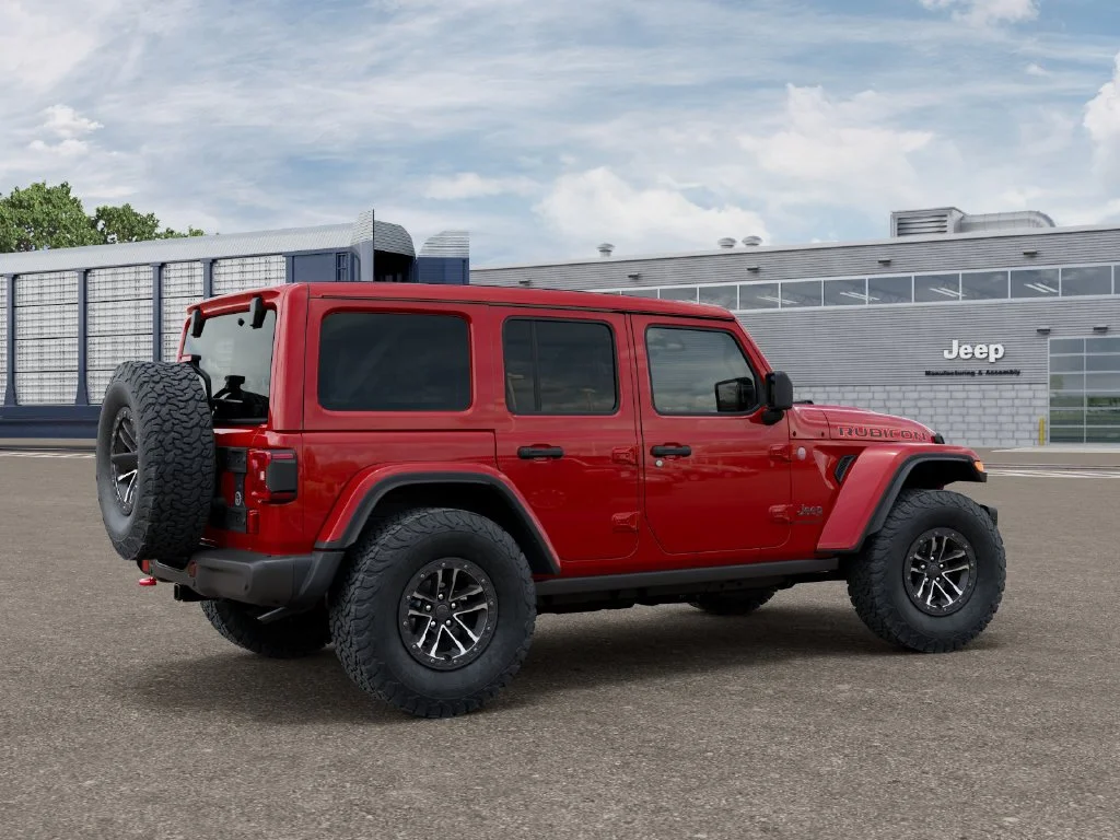 New 2027 Firecracker Red Clear-Coat Paint Jeep Rubicon X image 4