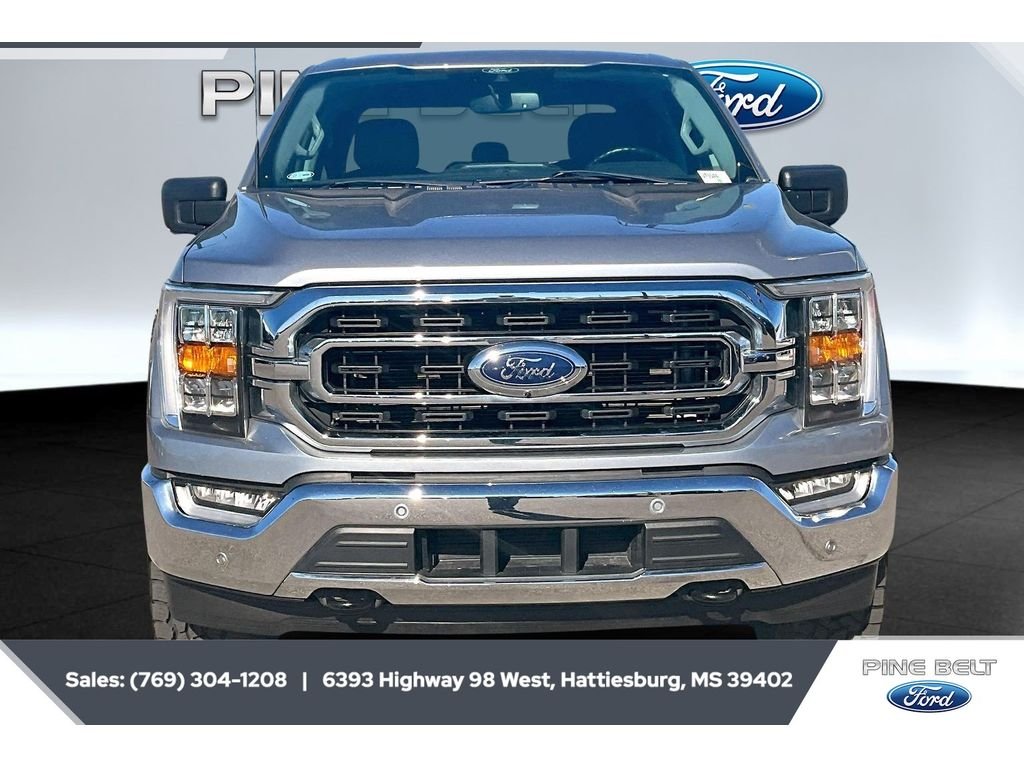 Used 2022 Iconic Silver Metallic Ford XLT image 3