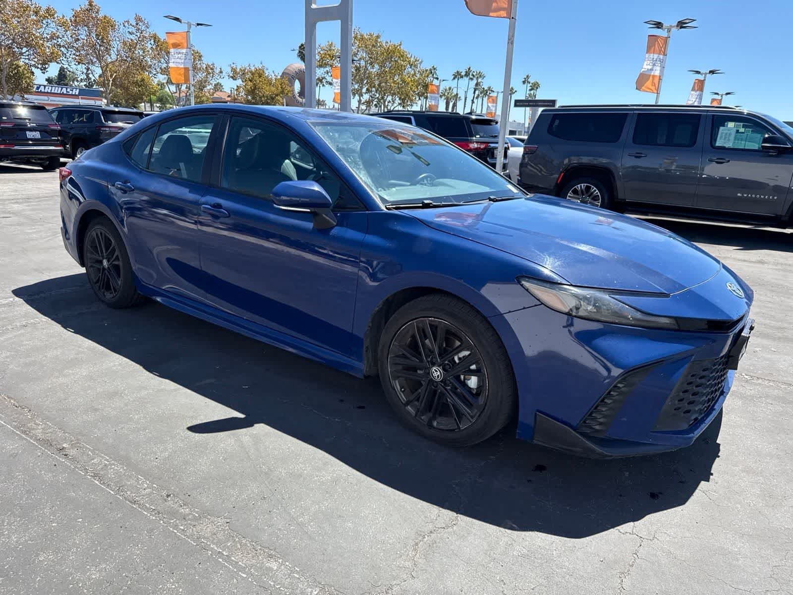 Used 2025 Reservoir Blue Toyota SE image 9