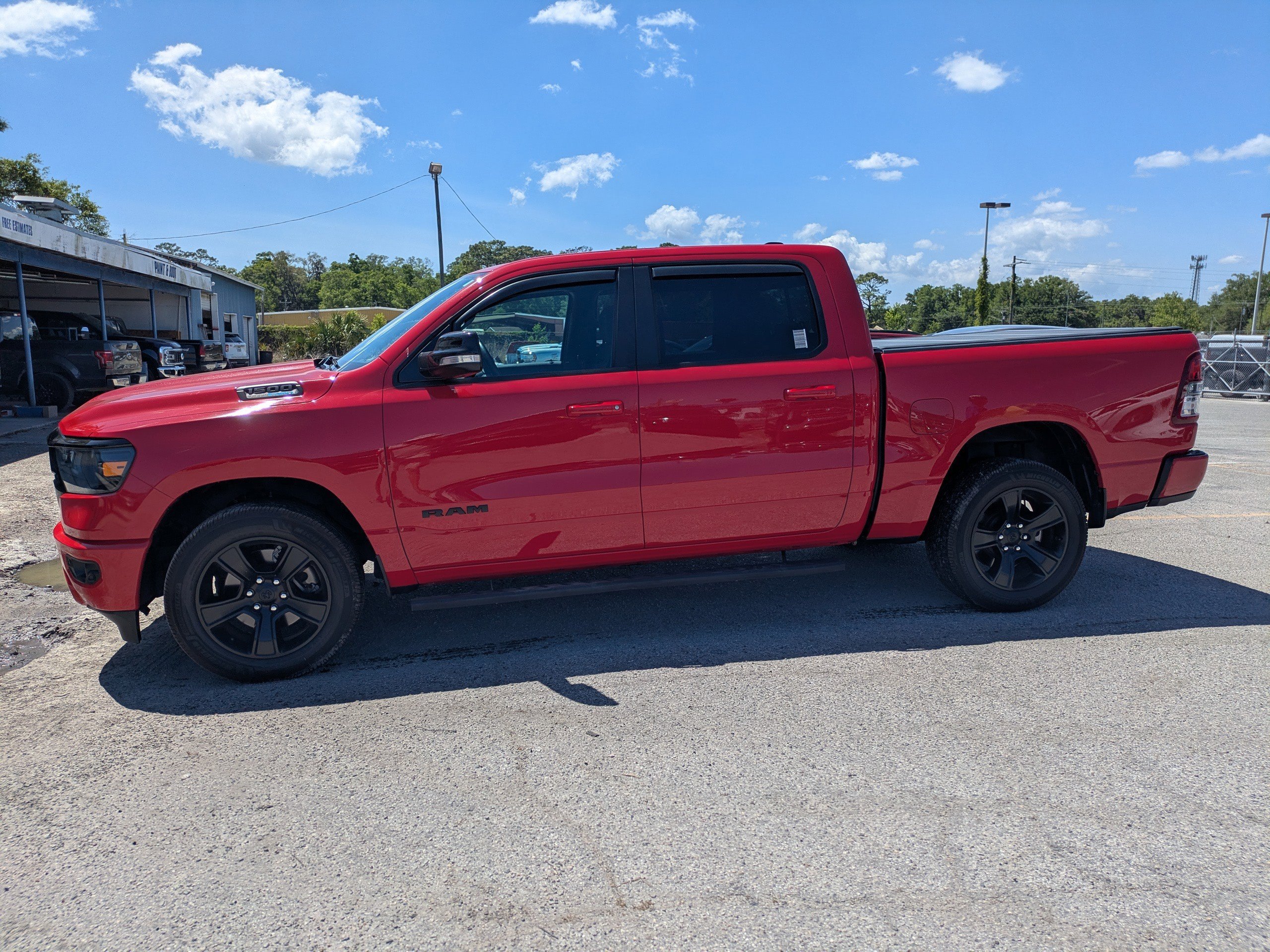 Used 2022 Flame Red Clearcoat Ram Big Horn image 7