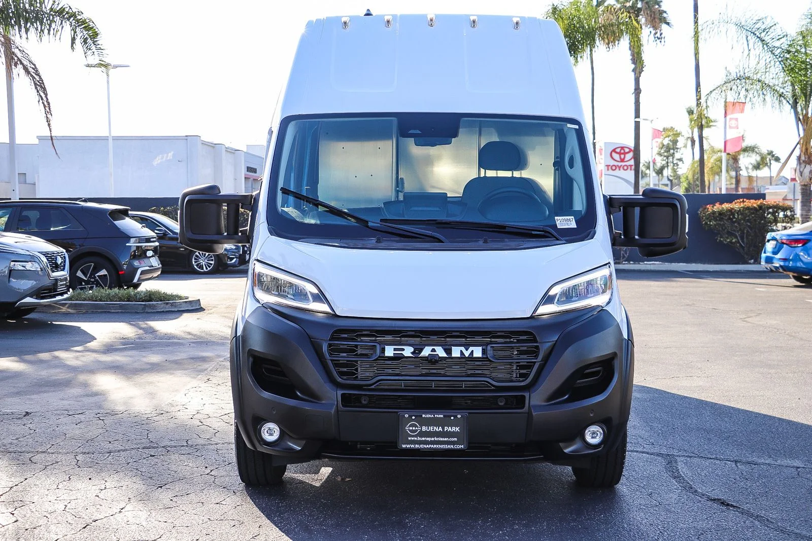 Used 2024 RAM ProMaster EV Delivery Van Base with VIN 3C6MRWAZ0RE109867 for sale in Buena Park, CA