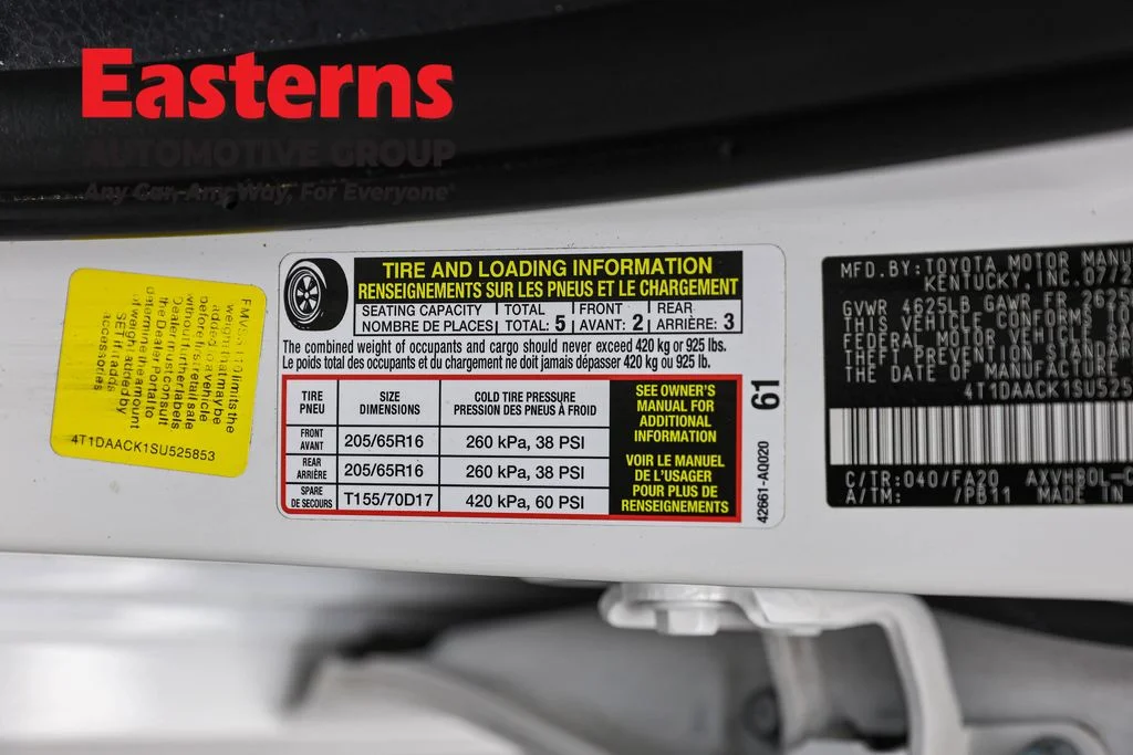 Used 2025 White Toyota LE image 35
