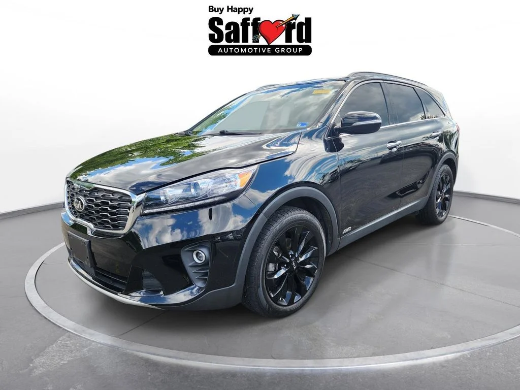 Used 2020 Black Kia EX image 1