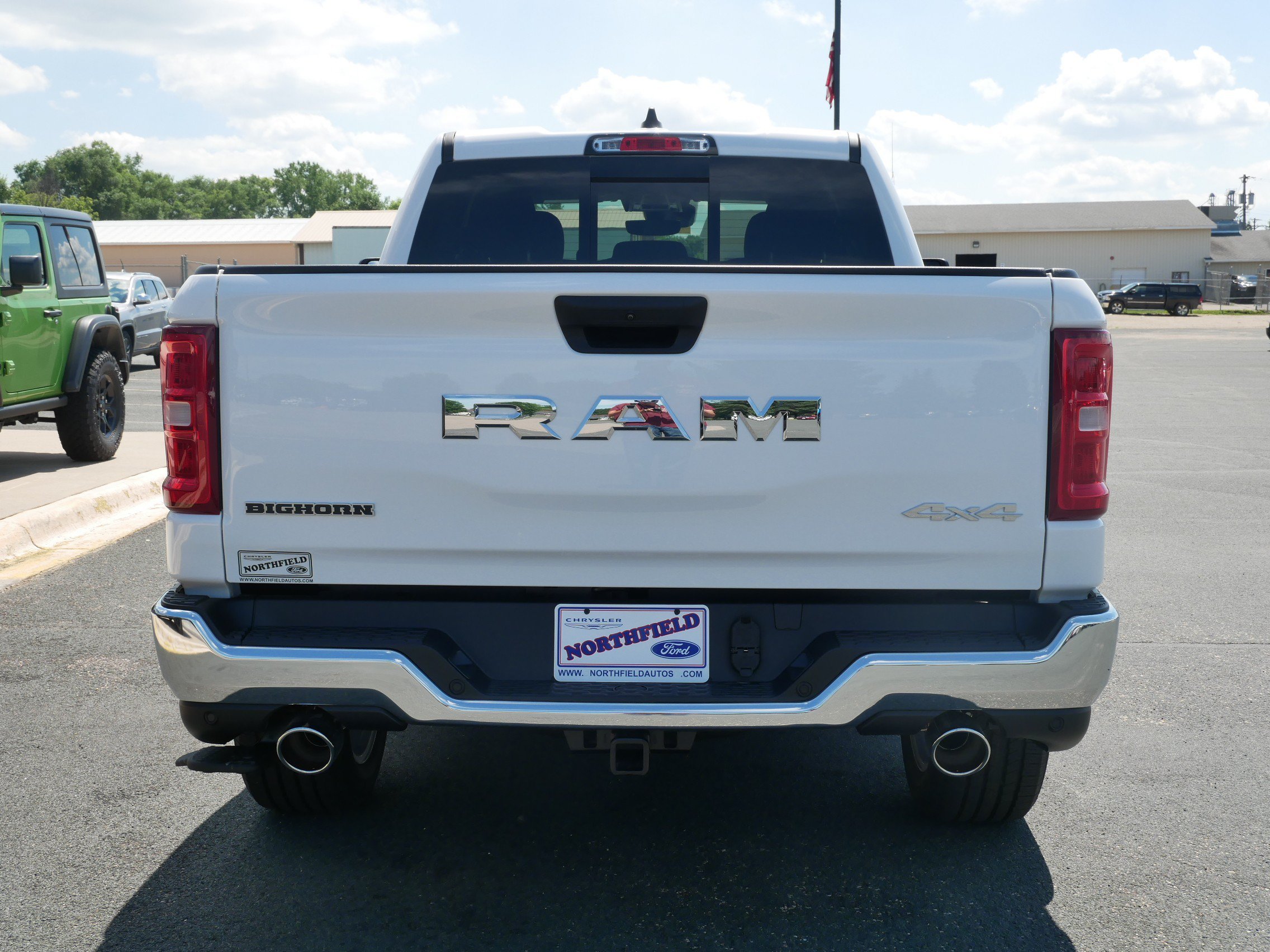 New 2026 Bright White Clear-Coat Exterior Paint RAM Big Horn image 7