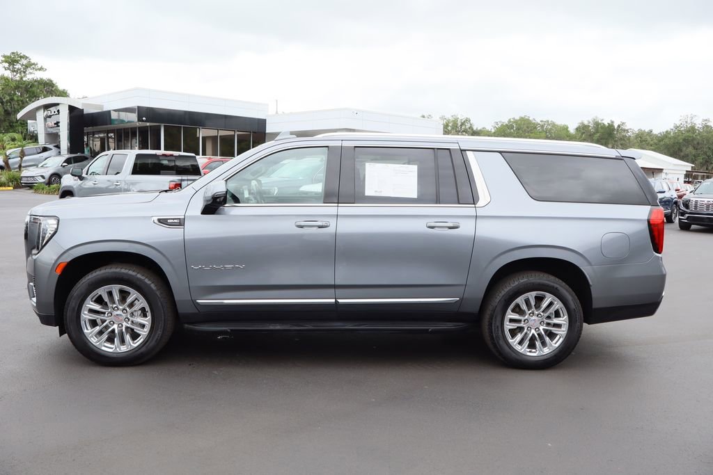 Used 2021 SATIN STEEL METALLIC GMC SLT image 6