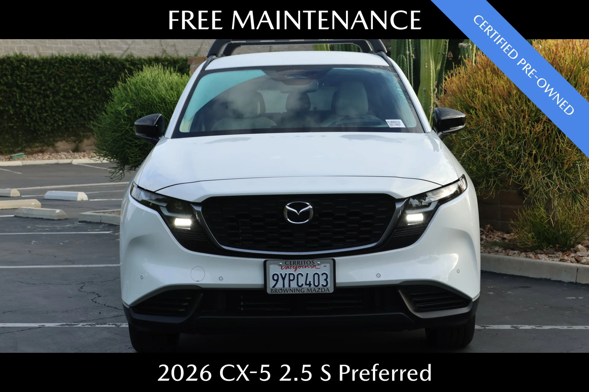 Certified Used 2026 White Mazda 2.5 S Preferred image 3