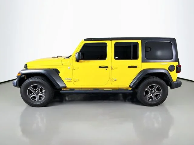 Used 2018 Yellow Jeep Unlimited Sport S image 4