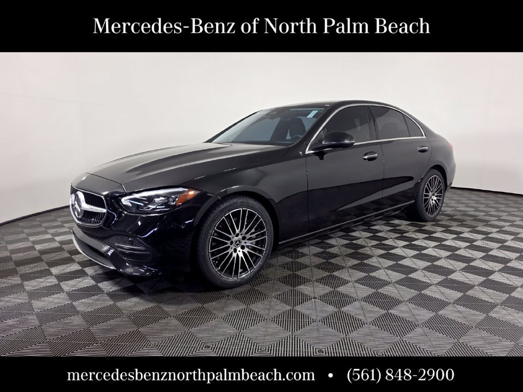 Certified Used 2024 Black Mercedes-Benz C 300 image 1