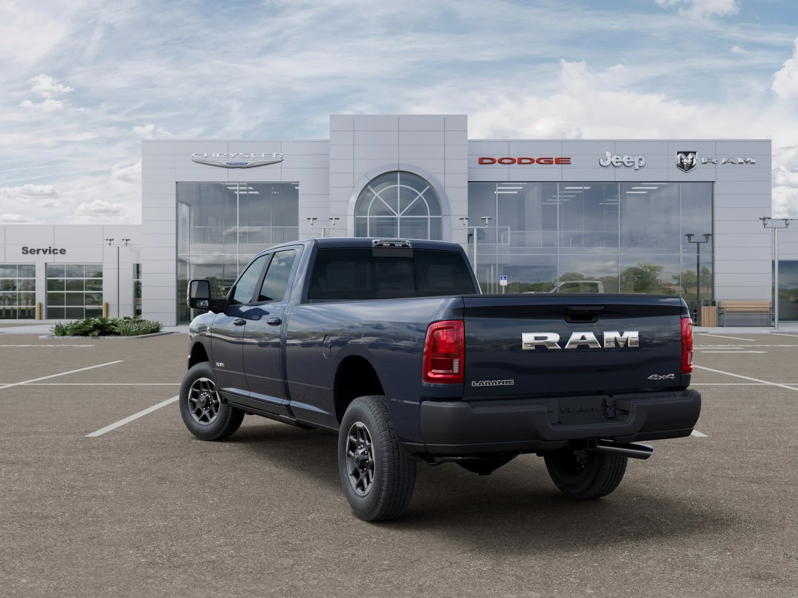 New 2026 Forged Blue Metallic Exterior Paint RAM Laramie image 30