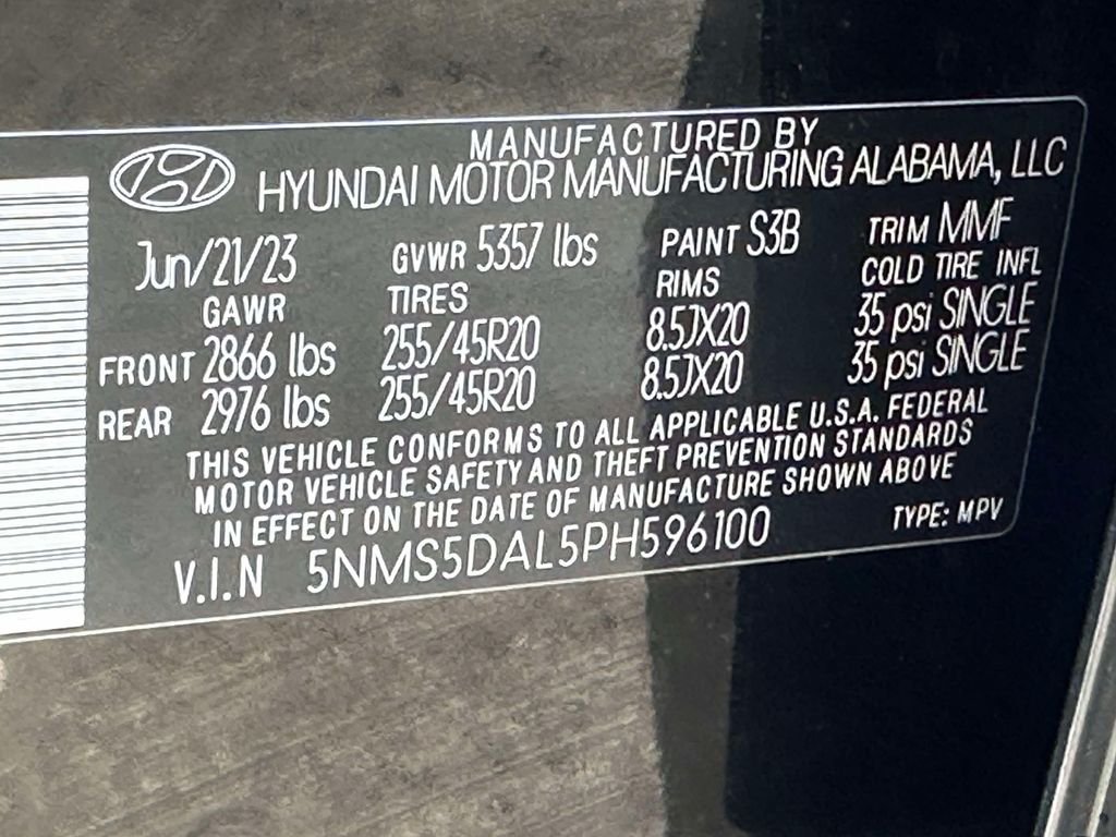 Used 2023 Black Hyundai Calligraphy image 35