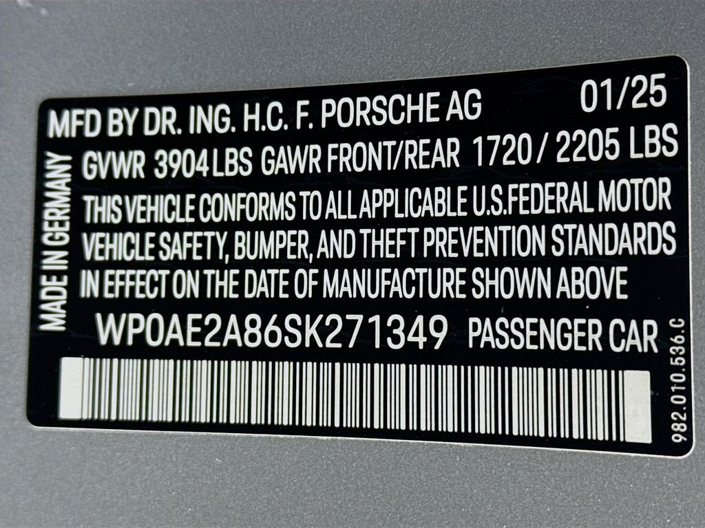 Used 2025 Silver Porsche GT4 RS image 25