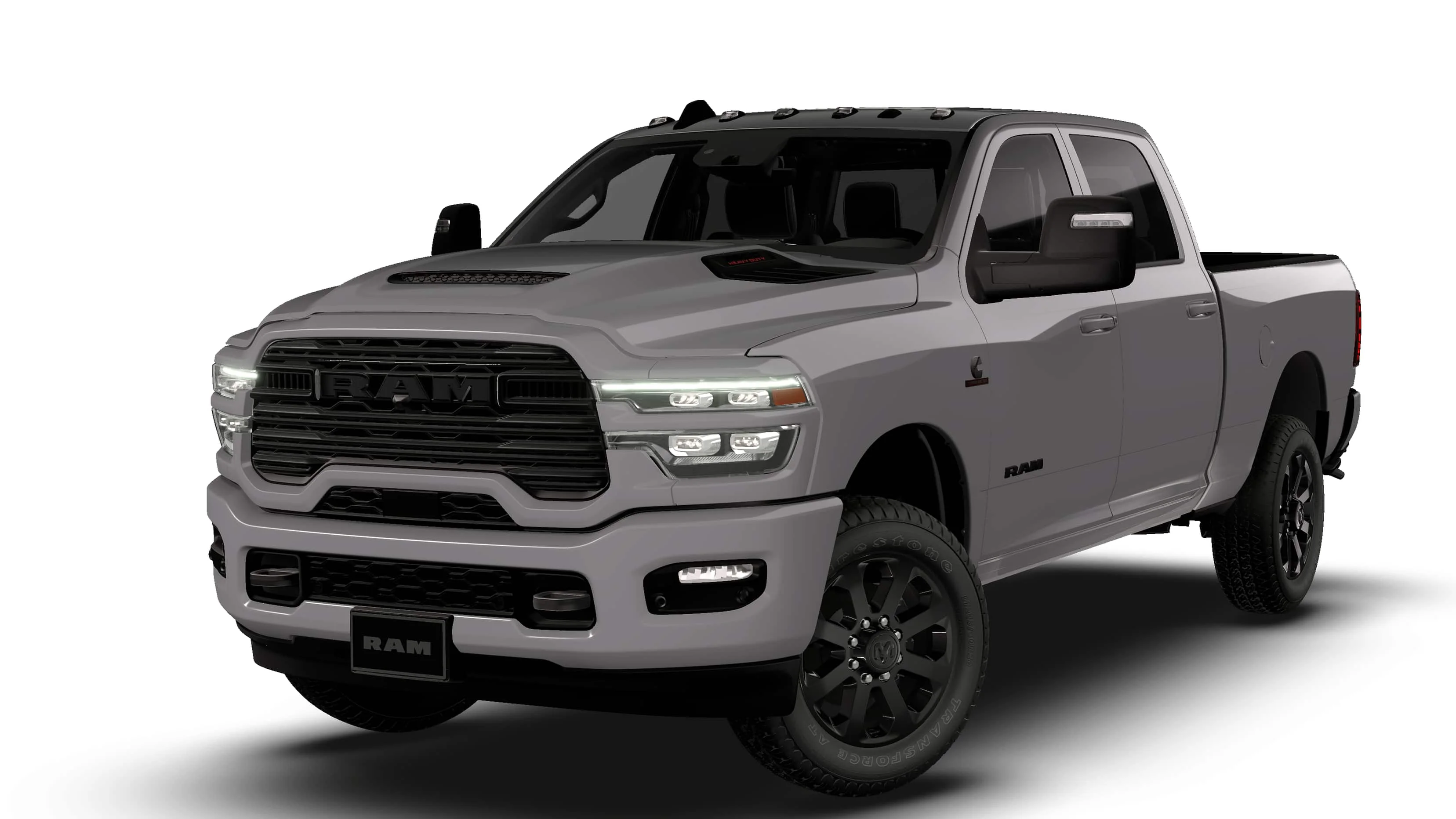 New 2026 Ceramic Gray Clear-Coat Exterior Paint RAM Laramie image 13