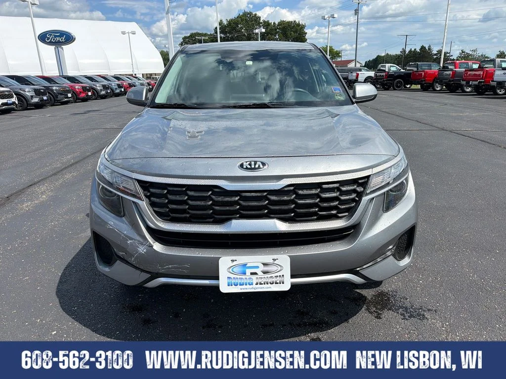Used 2021 Gray Kia LX image 8